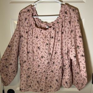 Off the shoulder Madewell top